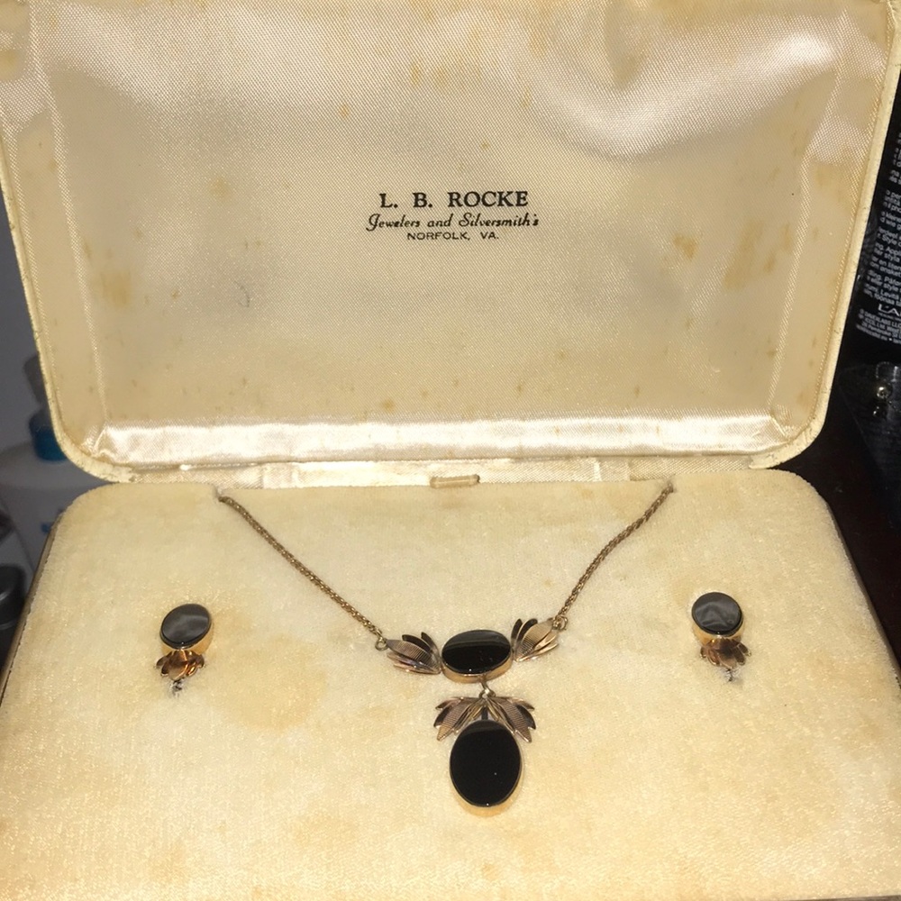 Vintage 1960’s Earrings and necklace